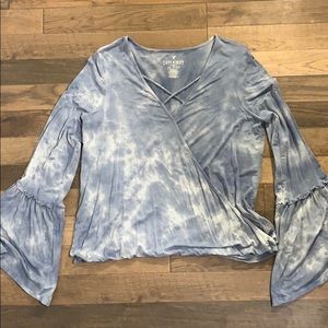 American Eagle Soft and Sexy Bell Sleeve Blouse